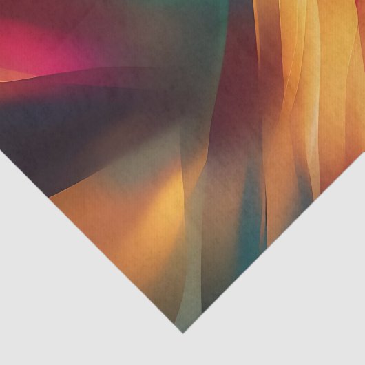 Dicke Abstrakte Pinselstriche Seidenpapier (Ausschnitt)