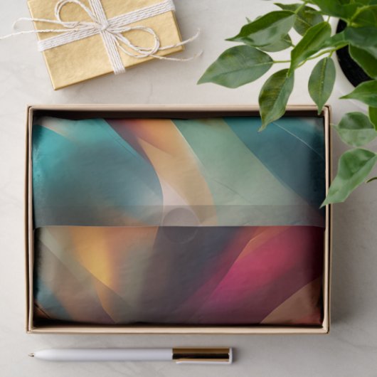 Dicke Abstrakte Pinselstriche Seidenpapier (Geschenk)