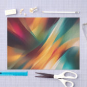 Dicke Abstrakte Pinselstriche Seidenpapier (Handwerk)