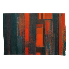 Dicke Abstrakte Rot- und Schwarzkunst Kissenbezug