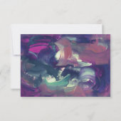 Dicke Acrylmalerei Dankeschön Karte (Rückseite)