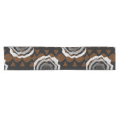 Dicke afrozentrische Tribal Abstrakt Art Print Kurzer Tischläufer (Horizontal)