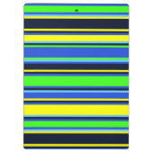 Dicke blaue, Limone und gelbe Zwischenablage Klemmbrett (Rückseite)