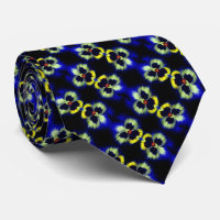 Dicke blaue Pansy-Blume Kleines Muster