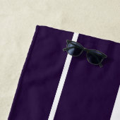 Dicke blaue, waagerechte Streifen Strandtuch (Beispiel)