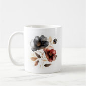 Dicke Blume in Aquarellgold Kaffeetasse (Links)