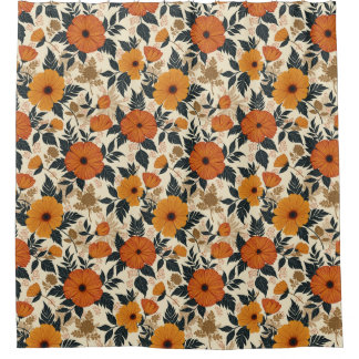 Dicke Blumengeometrie-Duschvorhang Duschvorhang