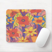 Dicke Bohemische Orange Garden Print Mousepad (Mit Mouse)