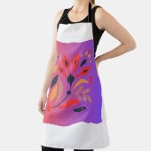 Dicke botanische Schürze mit glänzendem Hintergrun (InSitu)