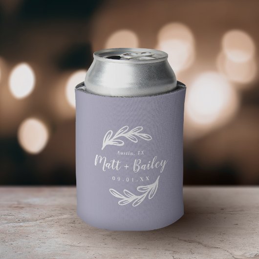Dicke Branch Wedding Monogram | Lilac Dosenkühler