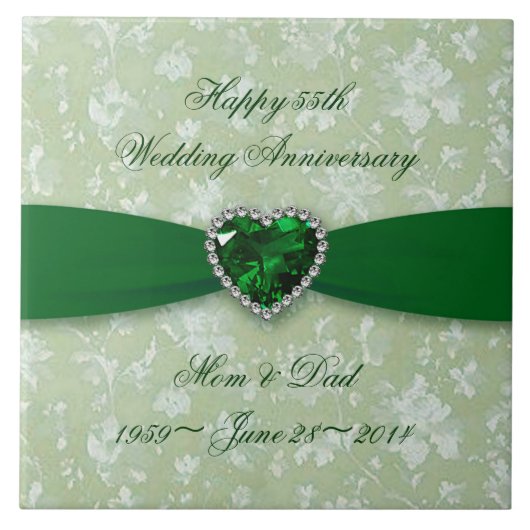 Dicke Damask 55. Hochzeitsstille Fliese (Vorderseite)