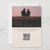 Dicke Date Triple Foto Save the Date Karte (Rückseite)