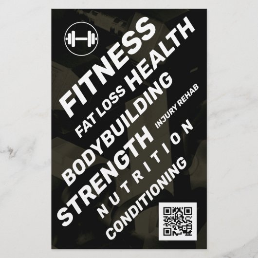 Dicke Diagonalität inspiriert durch Fitness Flyer (Vorne)
