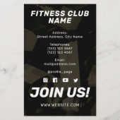 Dicke Diagonalität inspiriert durch Fitness Flyer (Hinten)