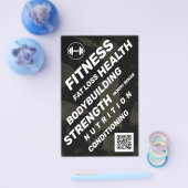 Dicke Diagonalität inspiriert durch Fitness Flyer (Einzeln)