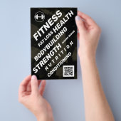 Dicke Diagonalität inspiriert durch Fitness Flyer (Handgriff)