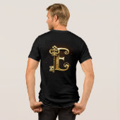 Dicke E-Monogramm-T - Shirt (Rückseite voll)