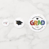 Dicke Farbe Muster Grad Konfetti (Vorderseiten)