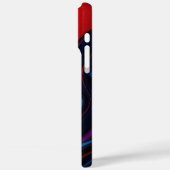 Dicke Farben" Abstrakte, lebendige Linien Case-Mate iPhone Hülle (Rückseite / Links)