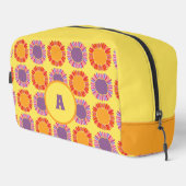 Dicke farbige Sonnenschutzgitter, Monogramm Person Waschbeutel (Rechte Ecke)