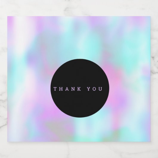 Dicke flüssige Tinte Marmor Rosa farbige Hochzeit Alkoholflaschenetikett (Einzelnes Label)