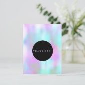 Dicke flüssige Tinte Marmor Rosa farbiges Party RSVP Karte (Stehend Vorderseite)