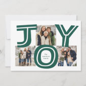 Dicke Freude drei Foto Moderne Weihnachten (Vorderseite)