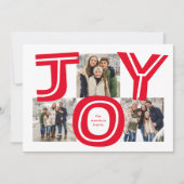 Dicke Freude drei Foto Moderne Weihnachten (Vorderseite)