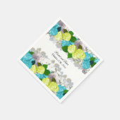 Dicke Frühlingsgemische Florpapier Napkins Serviette (Ecke)