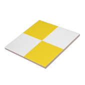 Dicke, gelb und weiß Karton, monochrom Fliese (Seite)