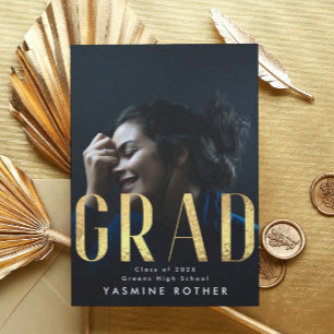 Dicke Gelbe Goldfolie Modernes GRAD-Foto Ankündigung