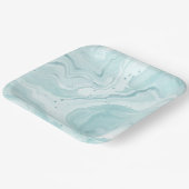 Dicke geometrische Muster auf Tellern mit quadrati Pappteller (Gewinkelt)