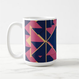 Dicke geometrische Muster - Klassische Tasse 15 oz