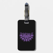 Dicke Gepäckanhänger (Rückseite vertikal)