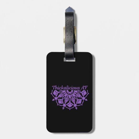 Dicke Gepäckanhänger (Rückseite vertikal)