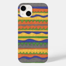Dicke gestreifte Muster iPhone Case