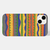 Dicke gestreifte Muster iPhone Case (Rückseite (Horizontal))
