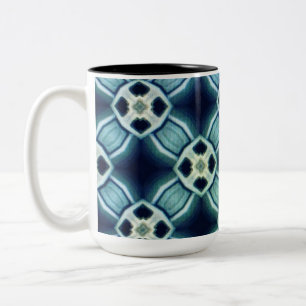 Dicke, grafische, geometrische Tasse für Kaffee