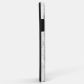 Dicke grafische Typografie, Initial-Marmor Case-Mate iPhone Hülle (Hinten/Rechts)