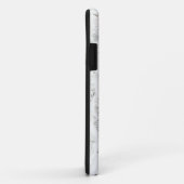 Dicke grafische Typografie, Initial-Marmor Case-Mate iPhone Hülle (Hinten/Rechts)