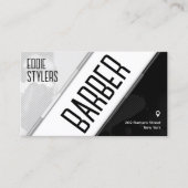 Dicke, grau, schwarz visitenkarte (Vorderseite)