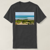 Dicke Grüne Algen Niedrige Flut in Praia da Luz Go T-Shirt (Design vorne)