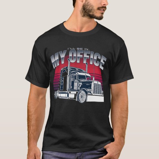 Dicke Halbtruckgrafik T-Shirt (Vorderseite)