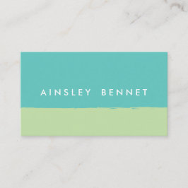 Dicke, helle Farbblock-Visitenkarten Visitenkarte