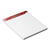 Dicke, helle Rotweine Tinte Abstrakte Kunst Notizblock (angewinkelt)