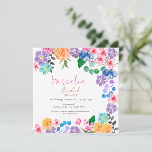 Dicke hellrosa bläserne AquarellbraunI (Stehend Vorderseite)