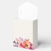 Dicke, hellrosa Orangefarbene Blumenzehen Geschenkschachtel (Geöffnet)