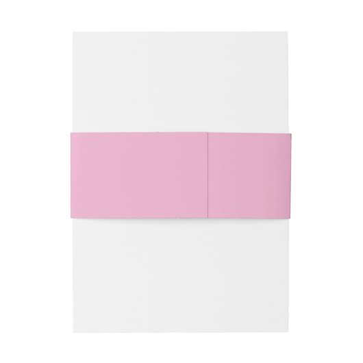 Dicke, hellrosa und blaue Typografie-Hochzeit Einladungsbanderole (Rückseitenbeispiel)