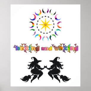 Dicke Hexen und seltsame Monde Poster