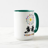 Dicke Hexen und seltsame Monde Tasse (VorderseiteRechts)